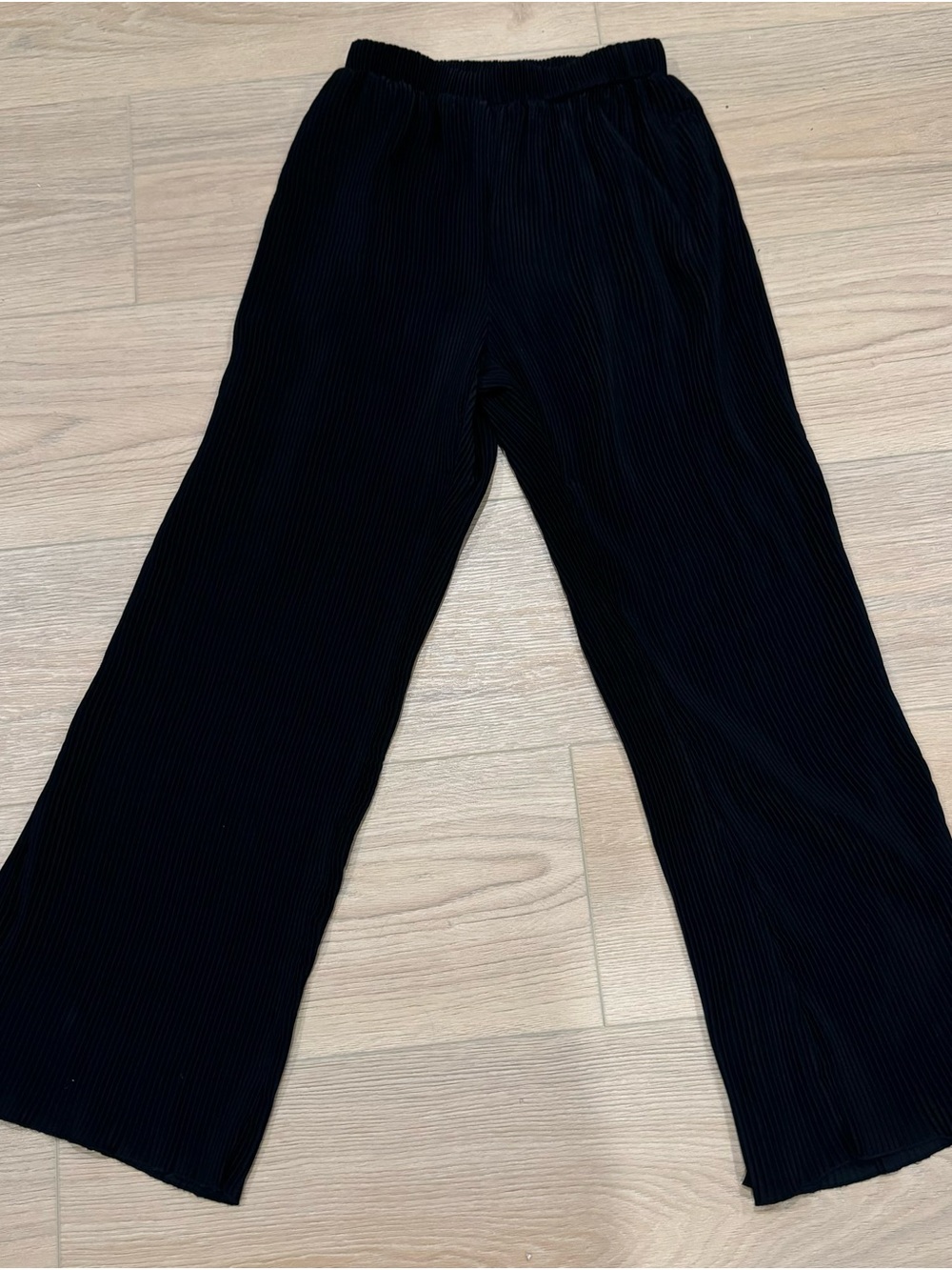 Rachel Zoe Kids Black Ribbed Jogger Pants